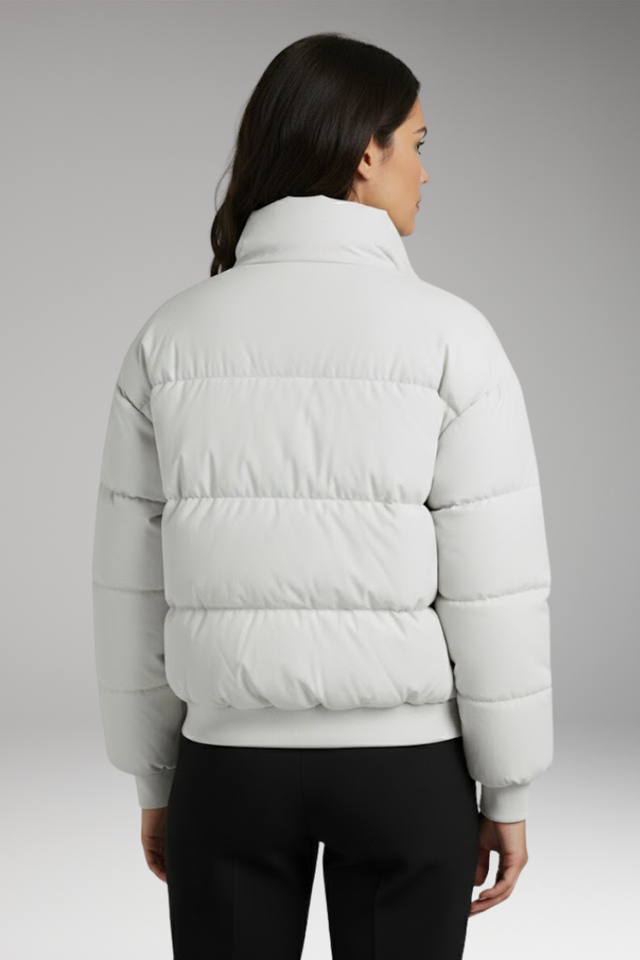 Women's Bomber Jacket Detachable Hood Waterproof
