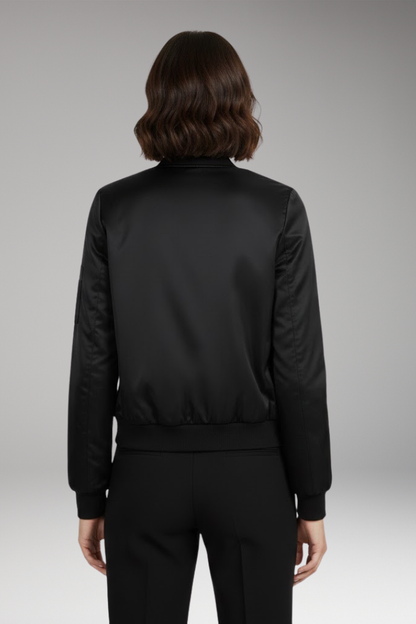 Women's Bomber Jacket Zip Front
