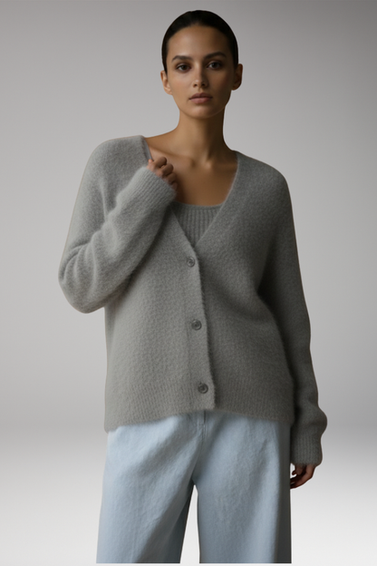 Women's Textured Cardigan Button Front