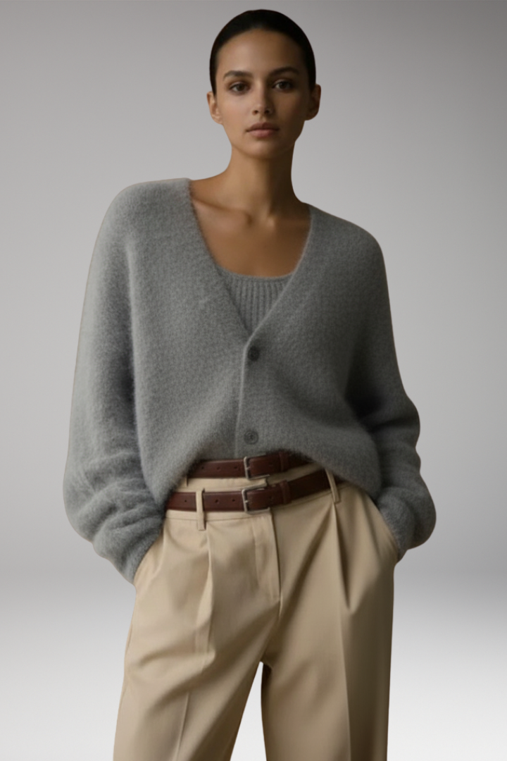 Women's Textured Cardigan Button Front