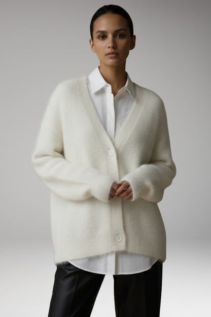 Women's Textured Cardigan Button Front