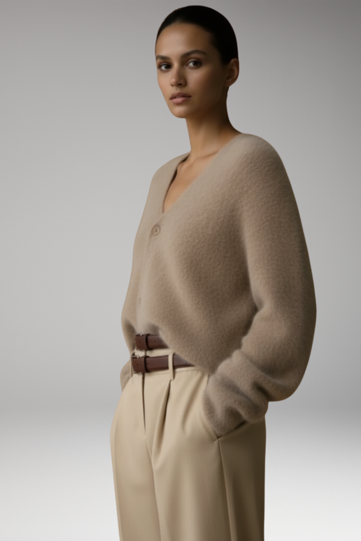 Women's Textured Cardigan Button Front