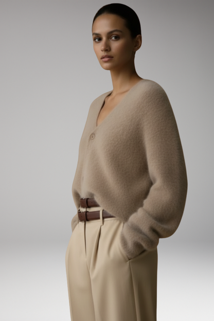 Women's Textured Cardigan Button Front