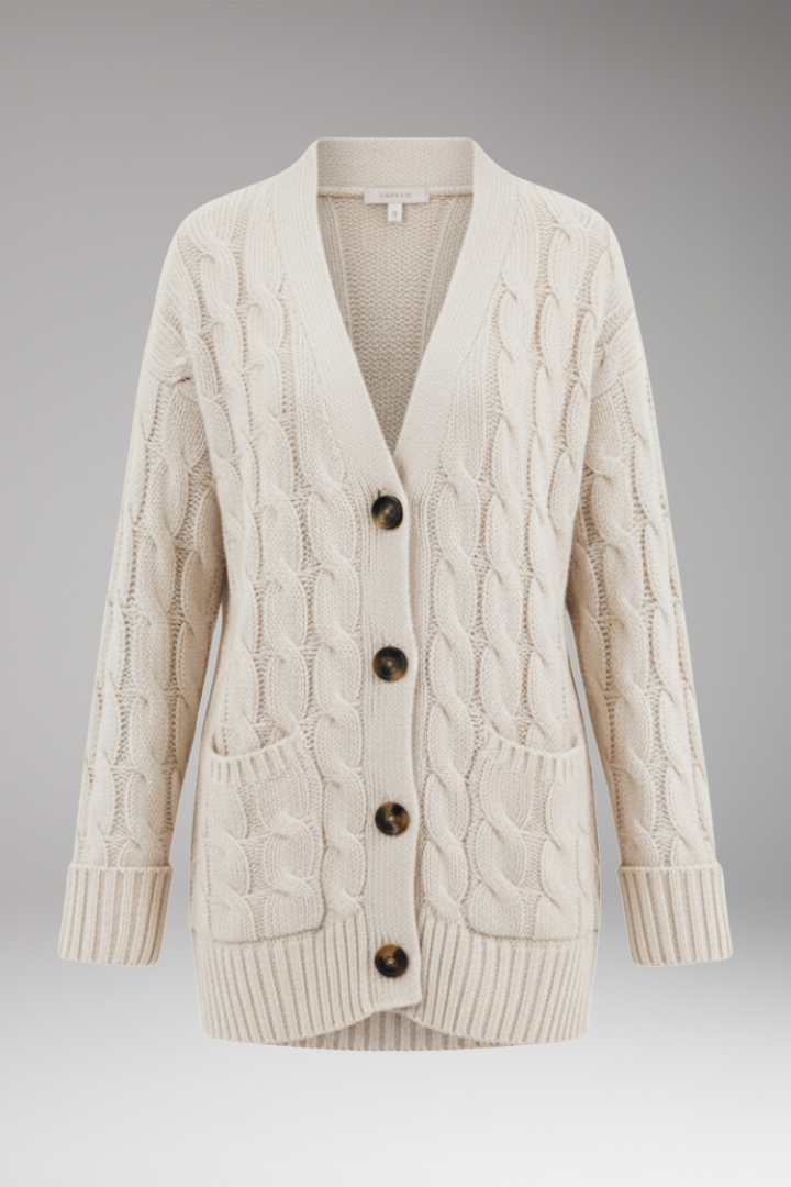 Women's V-Neck Cardigan Textured - Vonnera