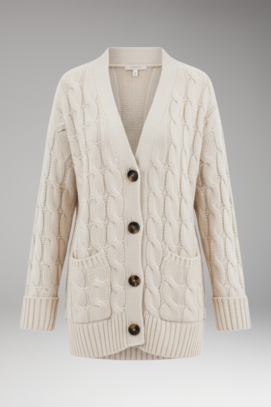 Women's V-Neck Cardigan Textured - Vonnera