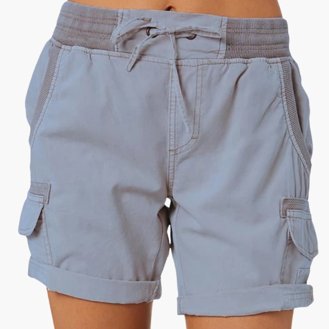 Women's Cargo Shorts Drawstring Waist