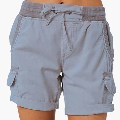Women's Cargo Shorts Drawstring Waist
