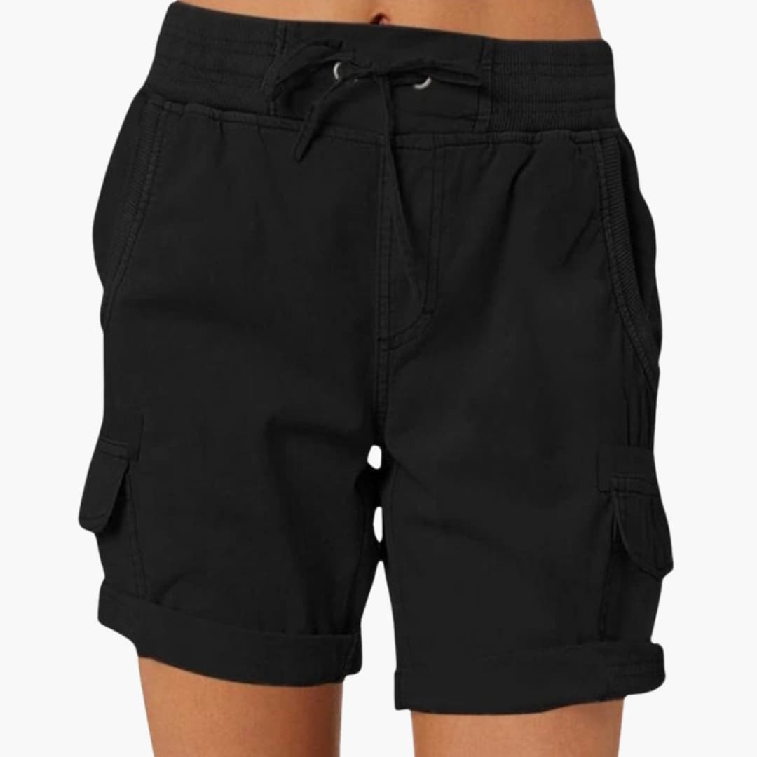 Women's Cargo Shorts Drawstring Waist