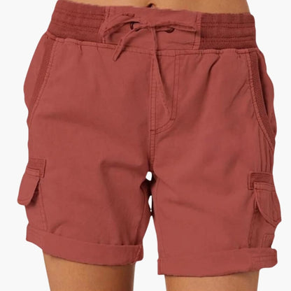 Women's Cargo Shorts Drawstring Waist