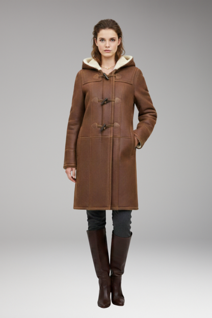 Women's Parka Coat Waterproof Toggle Closure