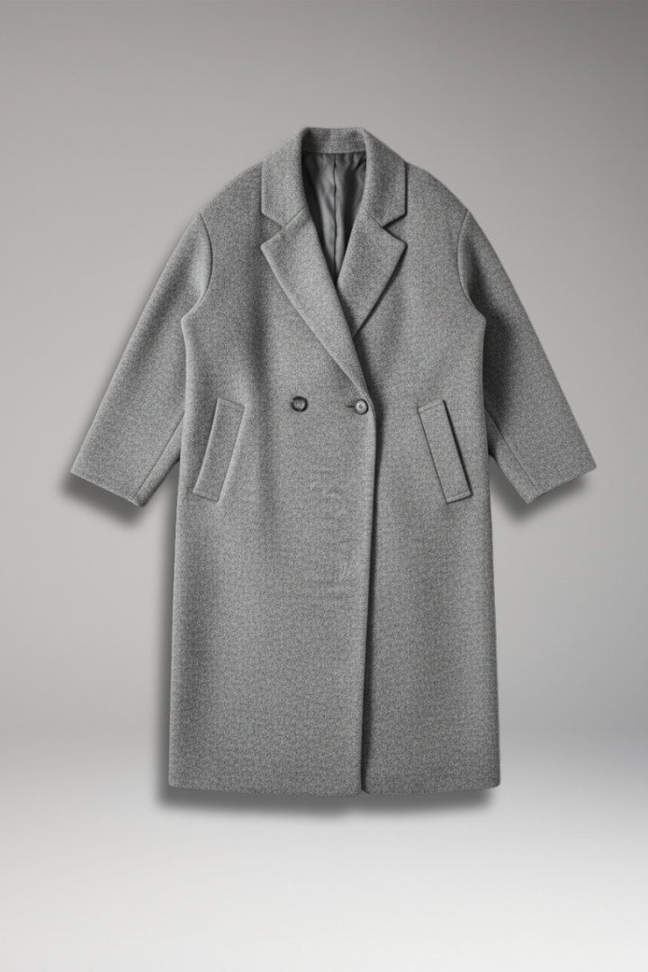 Women's Long Coat Lapel Collar - Vonnera