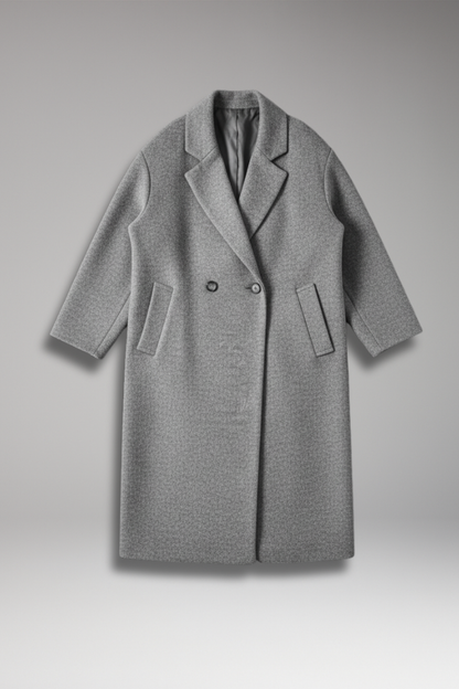 Women's Long Coat Lapel Collar - Vonnera