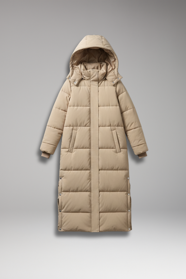 Women's Quilted Long Coat - Vonnera