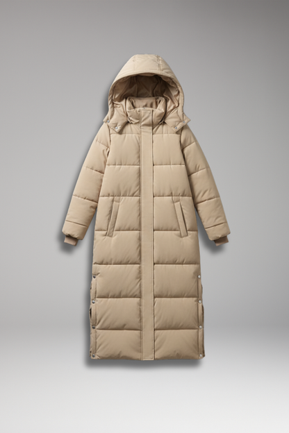 Women's Quilted Long Coat - Vonnera