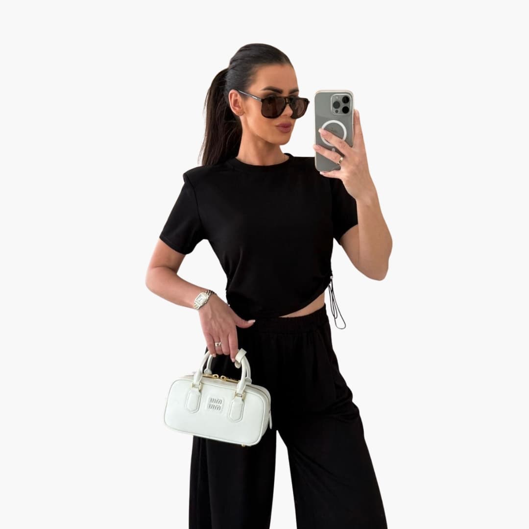 Women's 2 Piece Crop Jogger Set - Vonnera