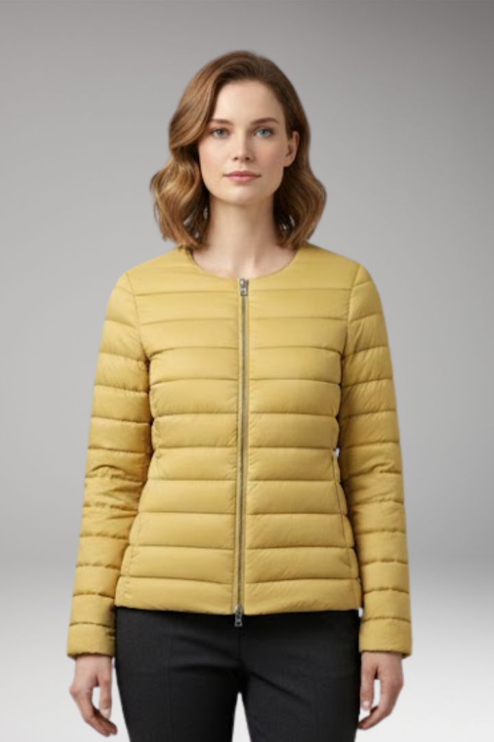 Women's Down Filled Parka Jacket Waterproof Zipper Pockets
