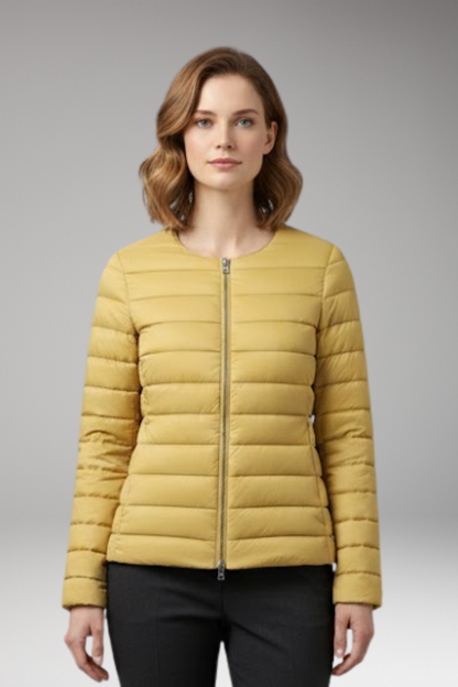 Women's Down Filled Parka Jacket Waterproof Zipper Pockets