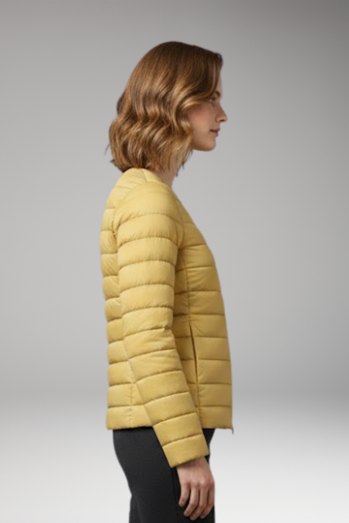 Women's Down Filled Parka Jacket Waterproof Zipper Pockets