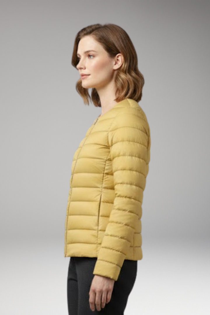 Women's Down Filled Parka Jacket Waterproof Zipper Pockets