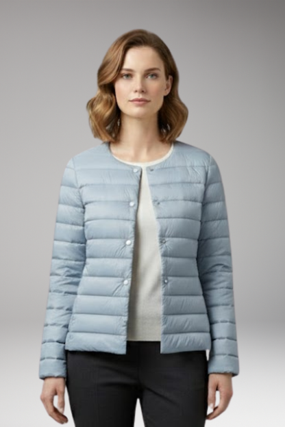 Women's Down Filled Parka Jacket Waterproof Zipper Pockets