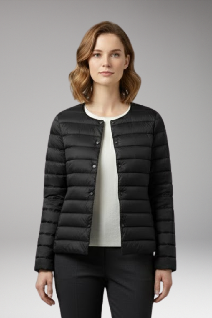 Women's Down Filled Parka Jacket Waterproof Zipper Pockets