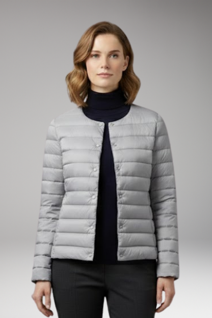 Women's Down Filled Parka Jacket Waterproof Zipper Pockets