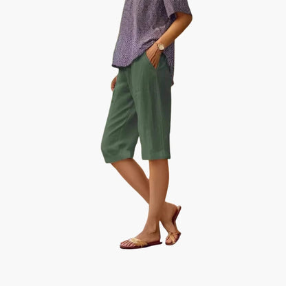 Women's Relaxed Fit Drawstring Shorts with Pockets