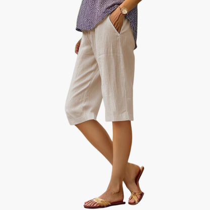 Women's Relaxed Fit Drawstring Shorts with Pockets