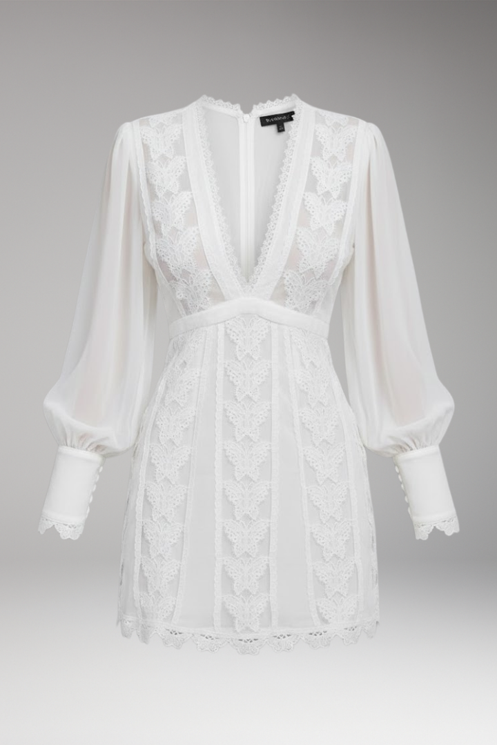 Women's Detailed Dress Refined Silhouette - Vonnera
