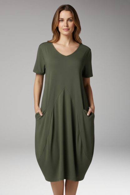Women's Tummy Control Dress Relaxed Fit