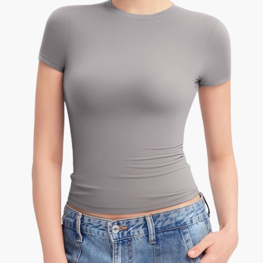 Women's Short Sleeve Round Neck T-Shirt - Vonnera