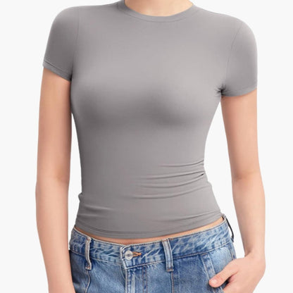 Women's Short Sleeve Round Neck T-Shirt - Vonnera