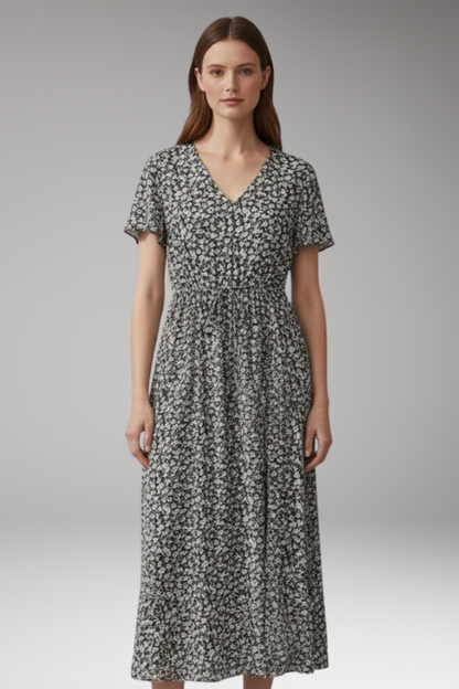 Women's Floral Dress Flowing Silhouette