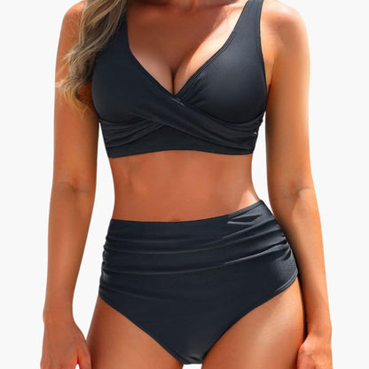 Women's High Waisted Bikini Set Shaping Swim Shorts - Vonnera