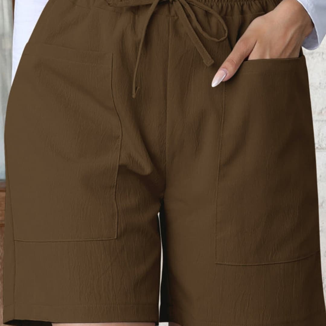 Women's Wide Leg Shorts High Waisted with Pockets