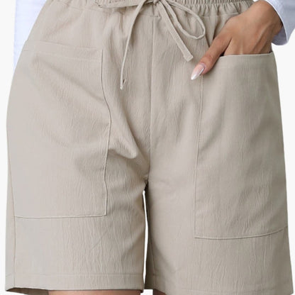 Women's Wide Leg Shorts High Waisted with Pockets
