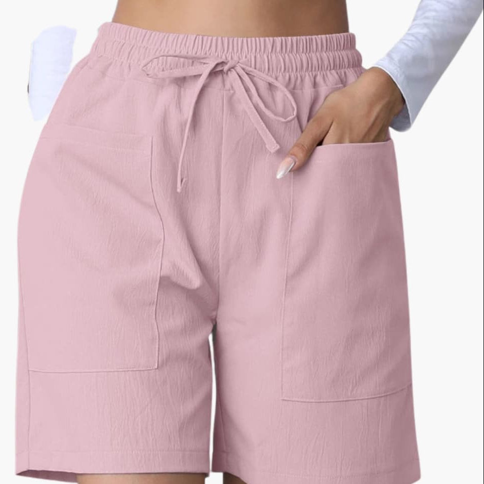 Women's Wide Leg Shorts High Waisted with Pockets