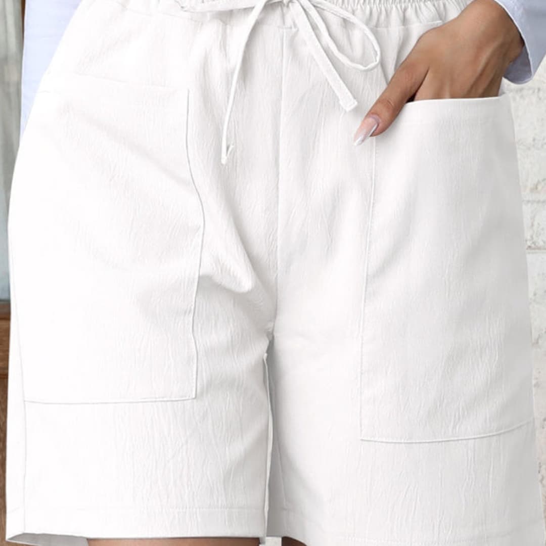 Women's Wide Leg Shorts High Waisted with Pockets
