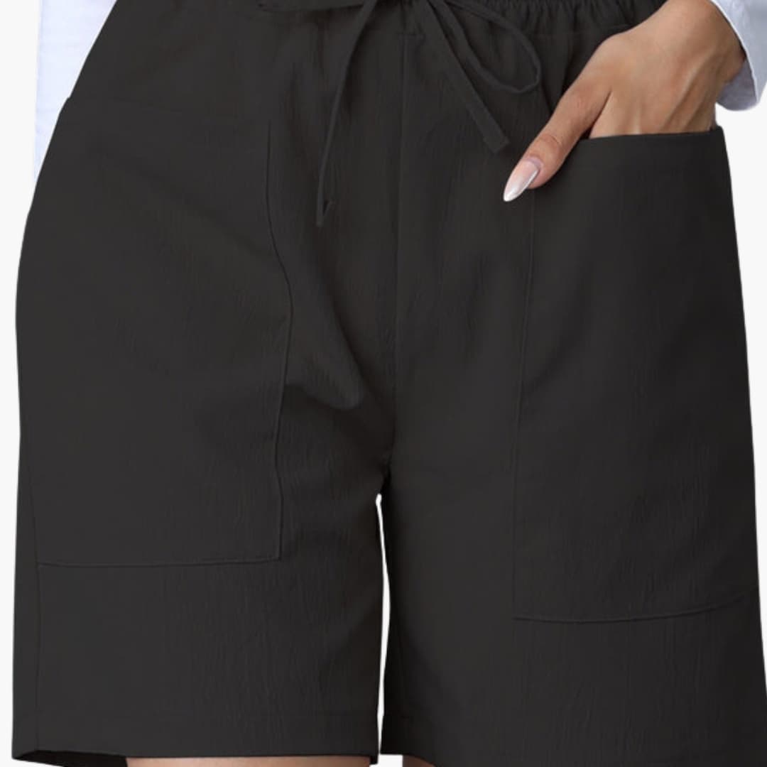 Women's Wide Leg Shorts High Waisted with Pockets