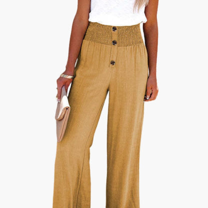 Women's High Waist Elastic Pants Loose Fit - Vonnera