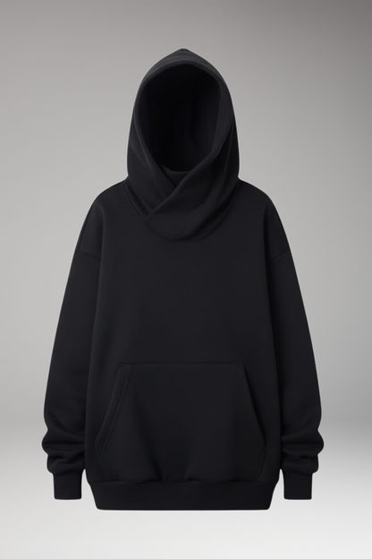 Women's High Neck Hoodie Wide Hood - Vonnera