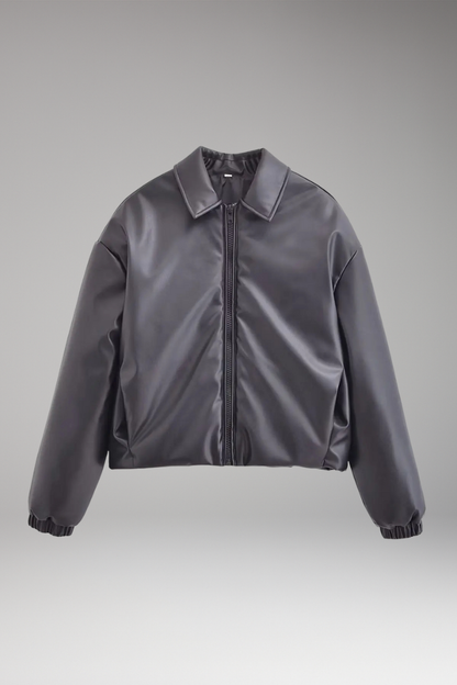 Women's Zip Jacket Ribbed Hem - Vonnera