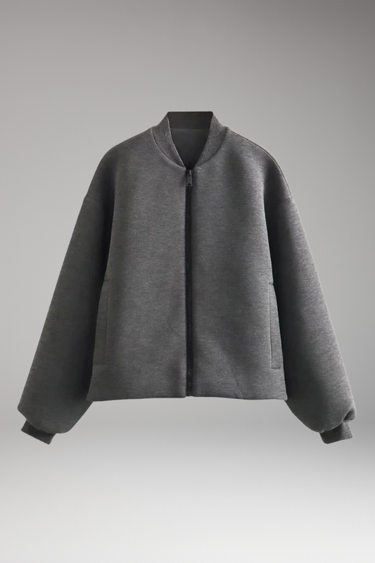 Women's Zipper Jacket with Side Pockets - Vonnera