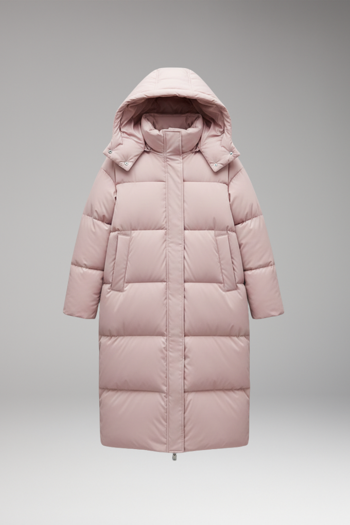 Women's Full Zip Jacket With Fixed Hood - Vonnera