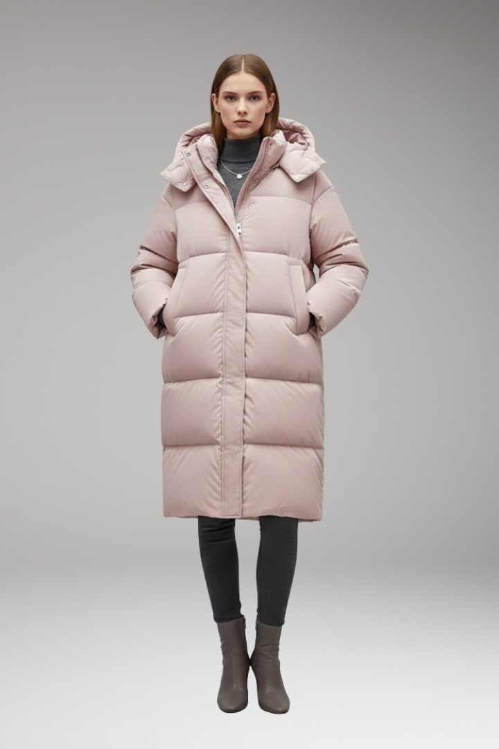 Women's Full Zip Jacket With Fixed Hood