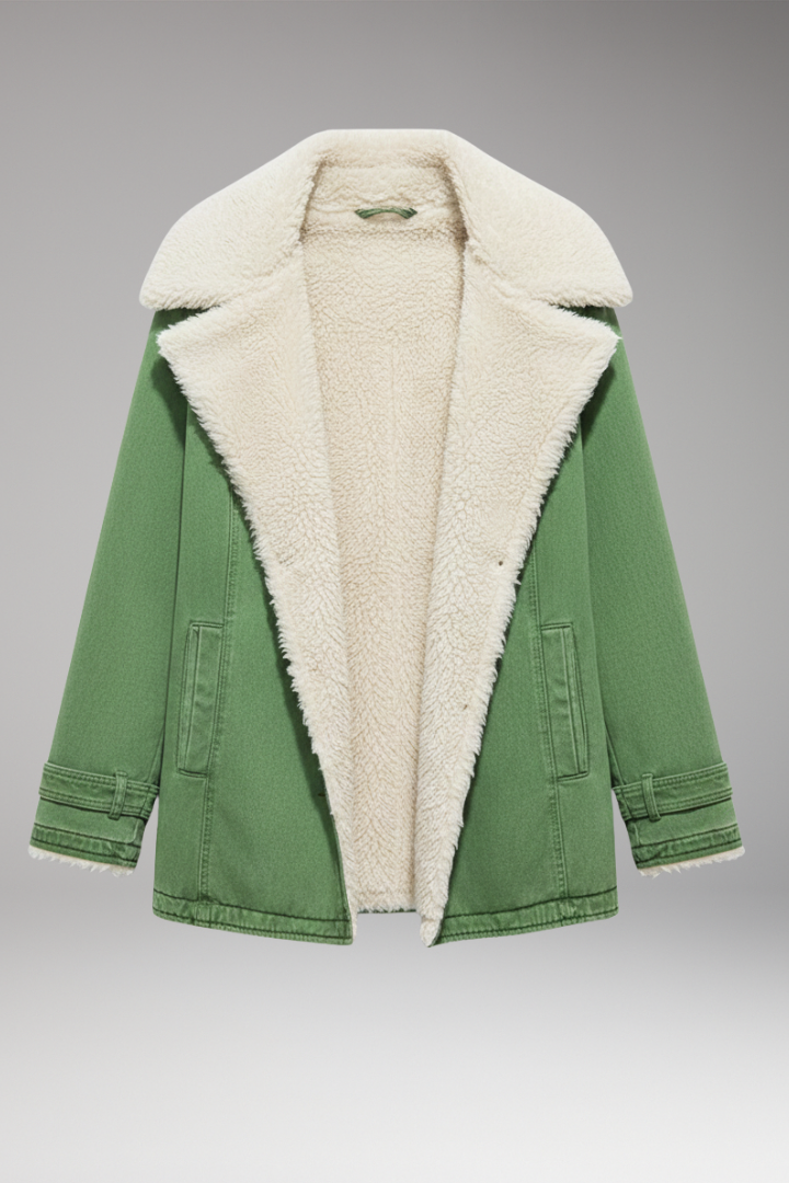 Women's High Collar Zipper Jacket - Vonnera
