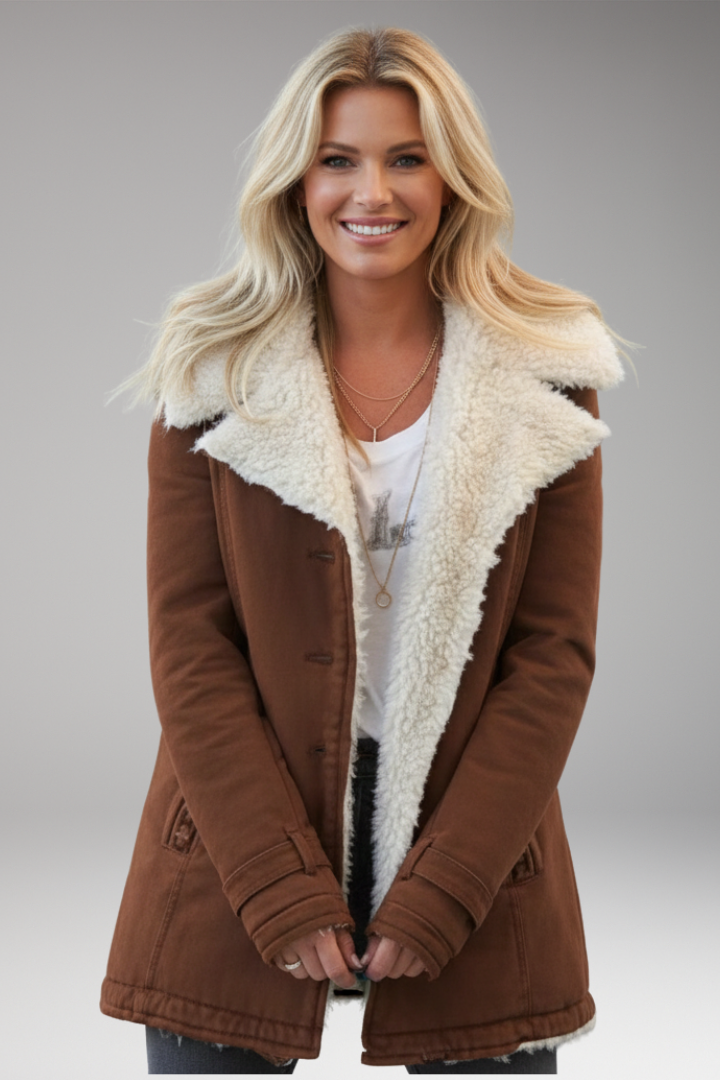 Women's High Collar Zipper Jacket