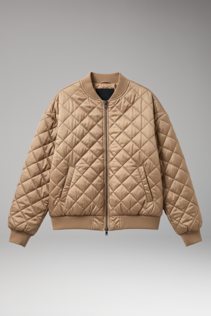 Women's Padded Jacket With Pockets - Vonnera
