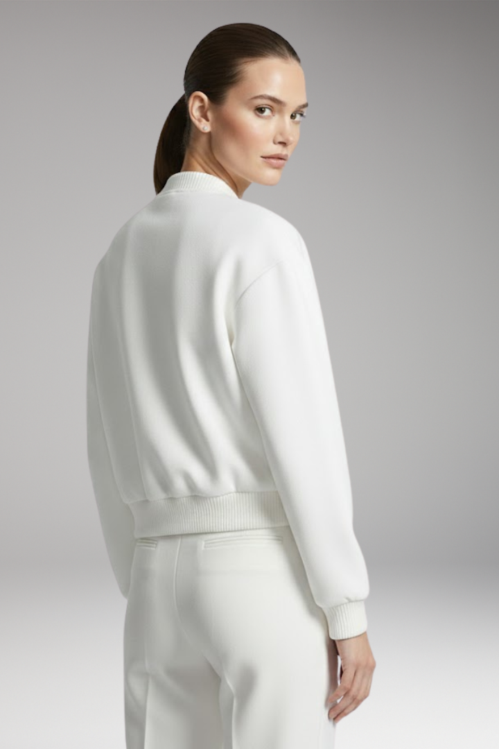 Women's Snap Closure Cropped Jacket