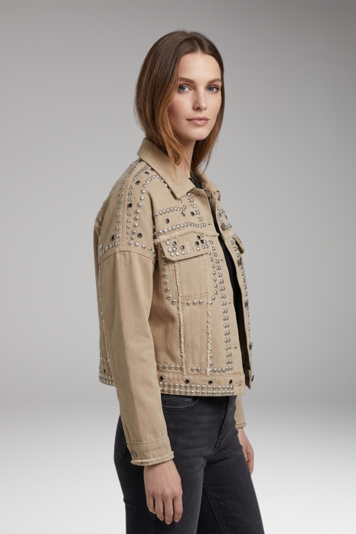 Women's Turn Down Collar Jacket Button Front